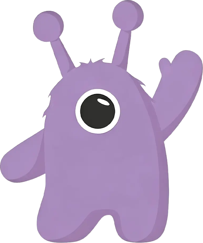 Purpilo purple mascot logo